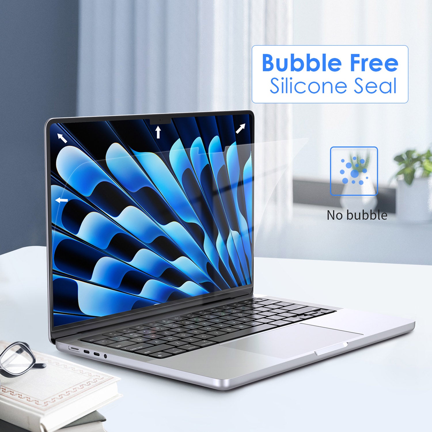LENTION for Macbook Air 15 inch (2023) M2 A2941 / (2024) A3114 M3 Screen Protector HD Clear Laptop PET Screen Film LENTION for Macbook Air 15 inch (2023) M2 A2941 / (2024) A3114 M3 Screen Protector HD Clear Laptop PET Screen Film